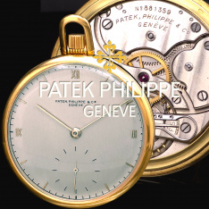 Triple Signed Patek Philippe Pocket Watch | 18K Yellow Gold